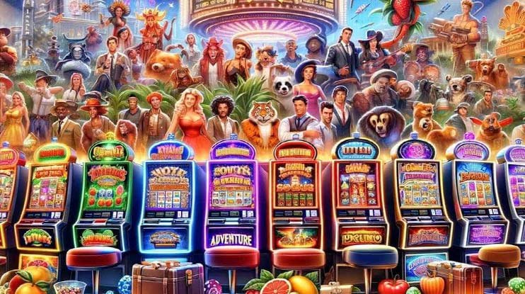 Ilustrasi teknologi enkripsi dan perlindungan data pribadi pada platform hiburan online